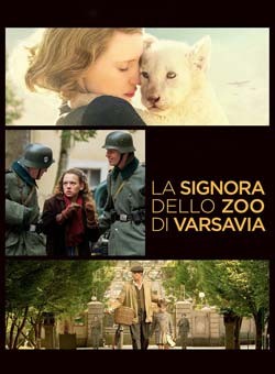 locandina La signora dello zoo di Varsavia