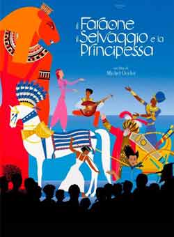 locandina Il faraone, il selvaggio e la principessa
